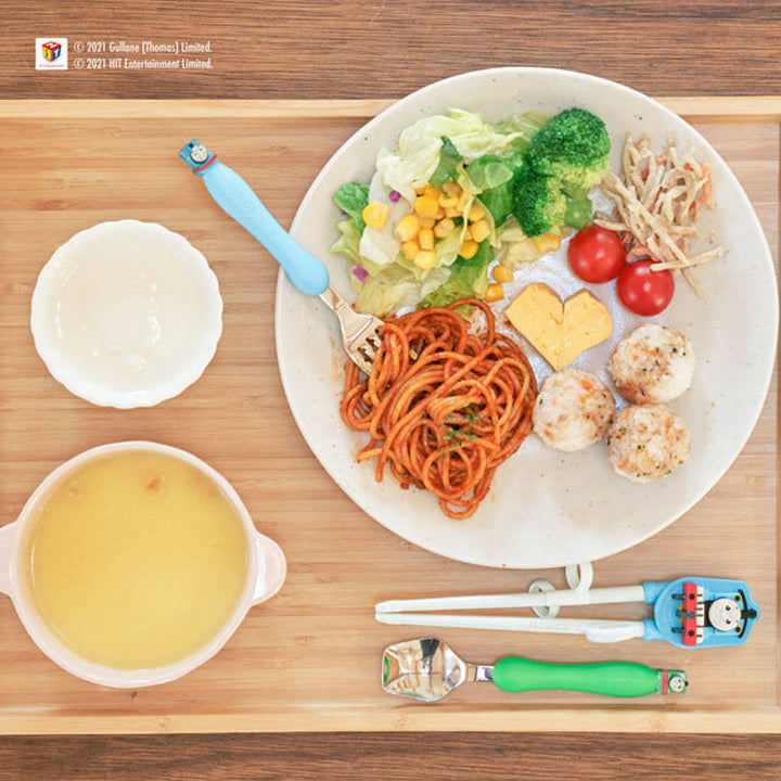 カトラリーセットお食事応援セット右手用1歳半～きかんしゃトーマス