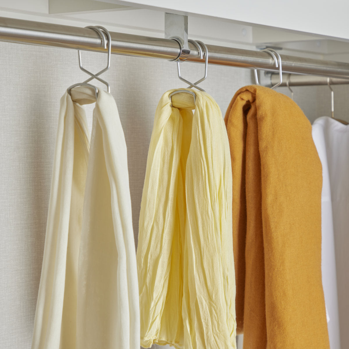 フック ハンガーパイプから落ちない幅広フック ハンガー クローゼット