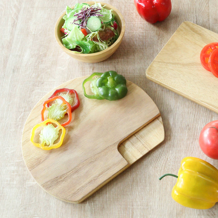 まな板かまぼこ型木製KIRISAI桐のカッティングプレート日本製