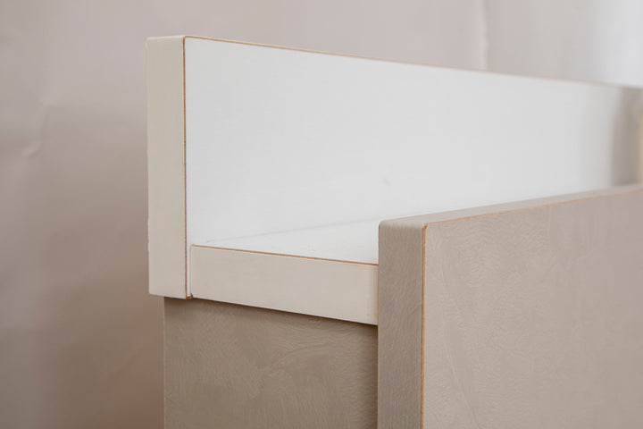 収納付きベッドダブルツートン2口コンセント日本製Apel