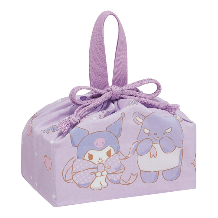 弁当袋ランチ巾着クロミビックリボン