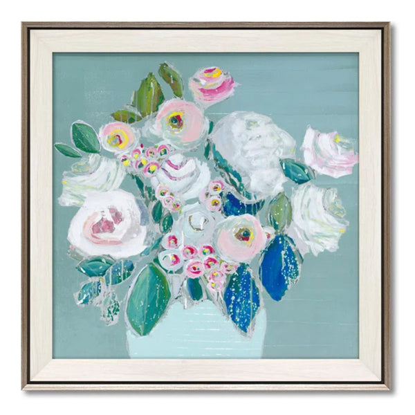 アートパネルミシェルリベラ『ライブリーブーケ』70.5×70.5cm