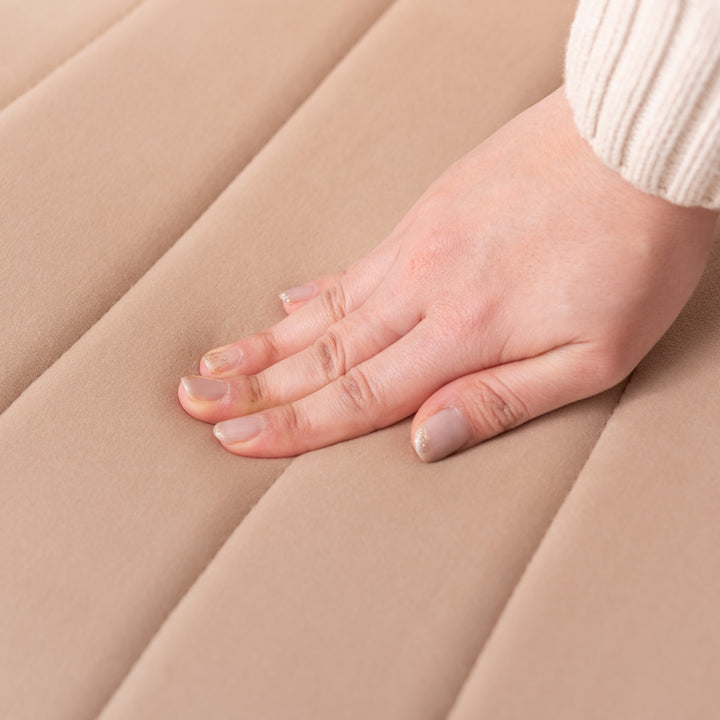 ダイニングチェア座面高43cmベロア調アンティークゴールド脚