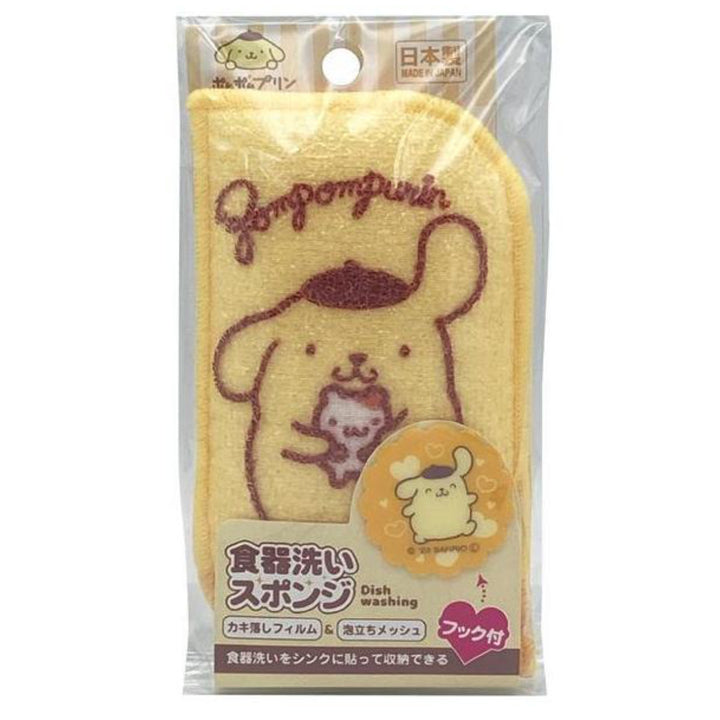 キッチンスポンジ食器洗いフック付ポムポムプリン