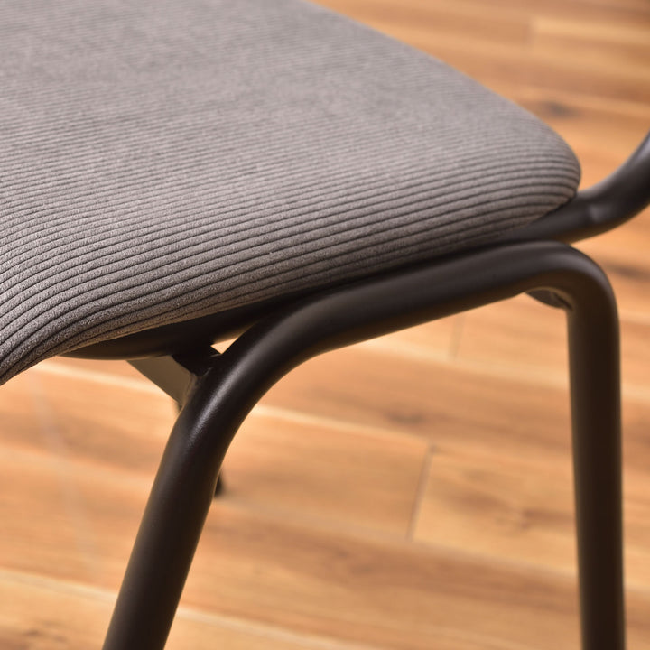 ダイニングチェア座面高47cmコーデュロイ