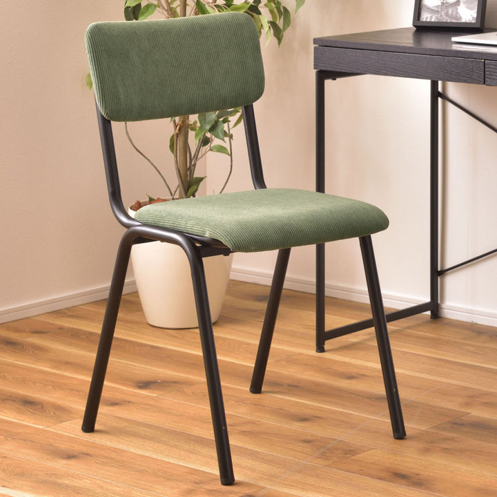 ダイニングチェア座面高47cmコーデュロイ