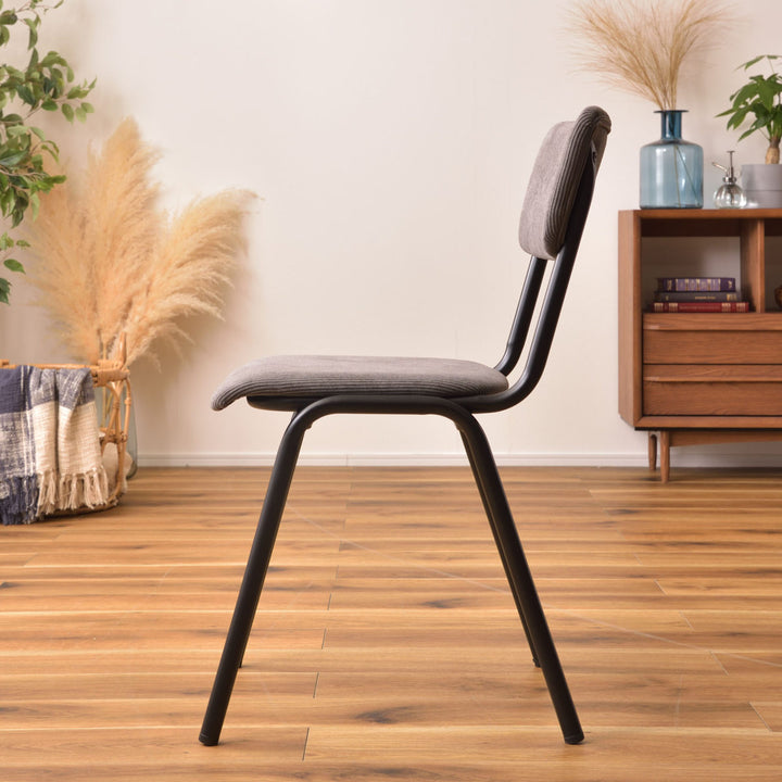 ダイニングチェア座面高47cmコーデュロイ