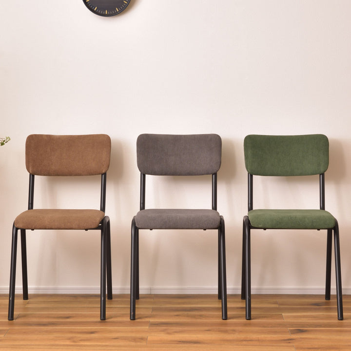 ダイニングチェア座面高47cmコーデュロイ