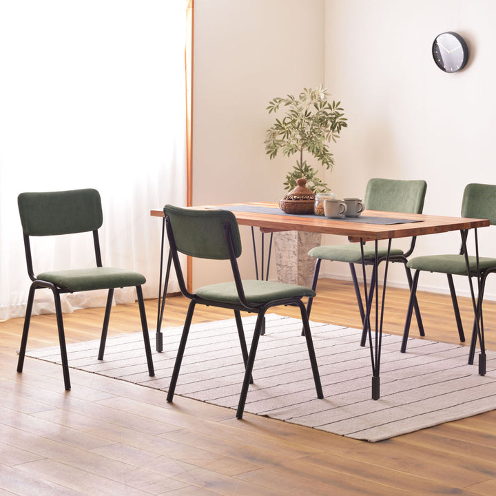 ダイニングチェア座面高47cmコーデュロイ