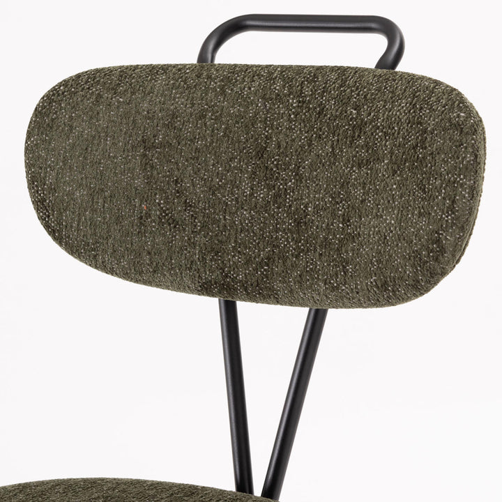 ダイニングチェア座面高45.5cmスチール脚