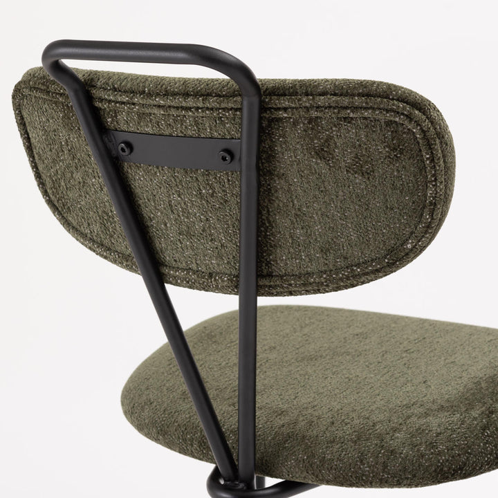 ダイニングチェア座面高45.5cmスチール脚