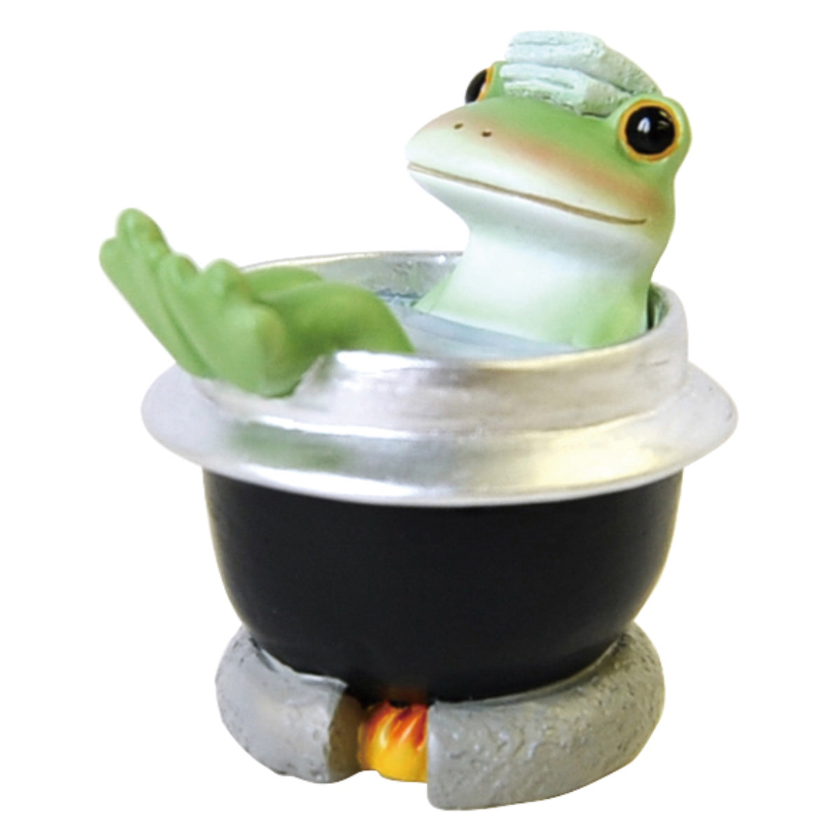 コポー五右衛門風呂でぽかぽか カエル 置物 – ハウジー