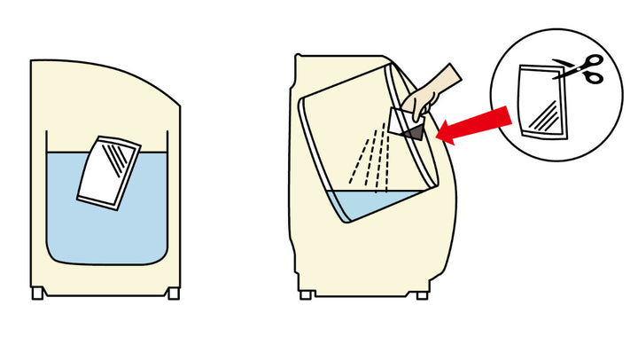 洗濯槽洗剤ピンクの洗濯槽クリーナー110番銀イオン＋3袋入り