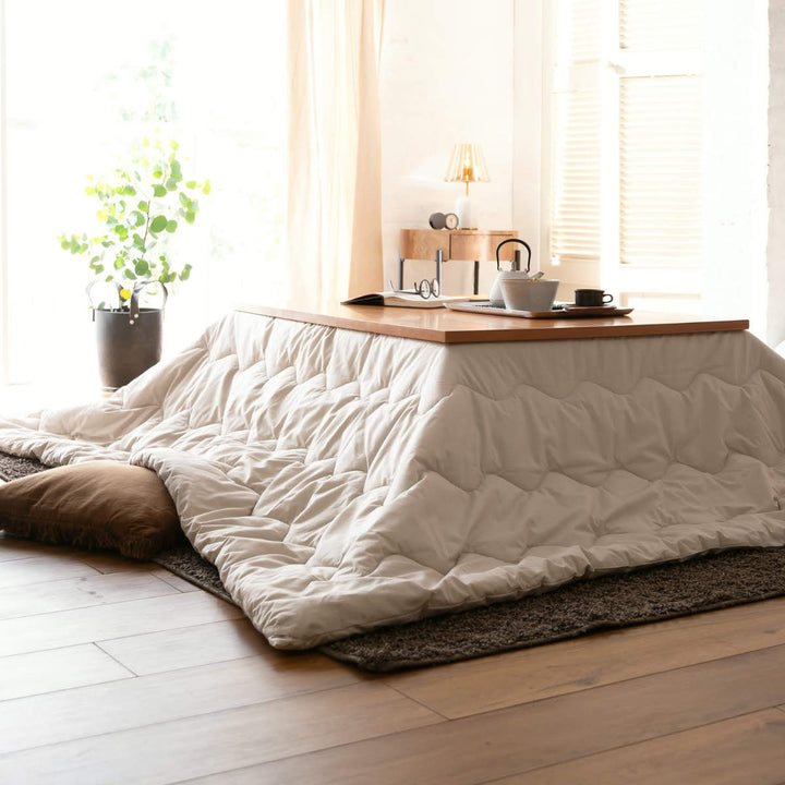 こたつ掛け布団正方形FabtheHome200×200cmカバーなし使用可能洗濯機丸洗い可能Solid