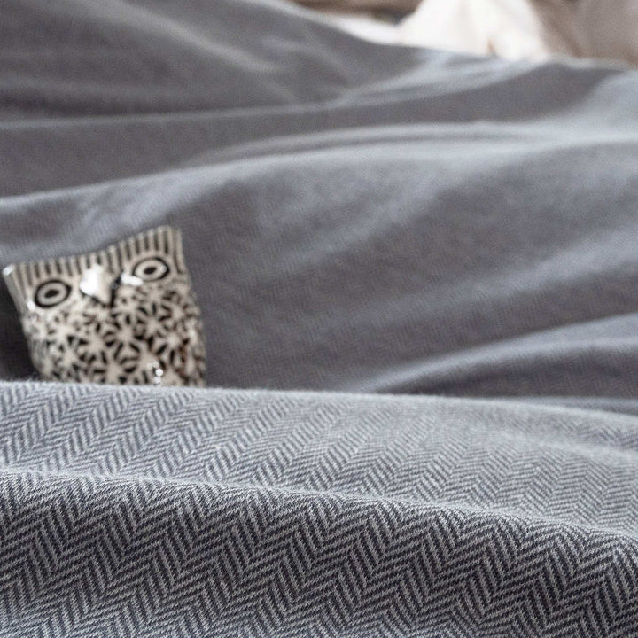 こたつ布団カバー正方形FabtheHome200×200cmヘリンボーンニット