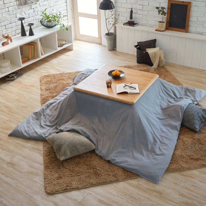 こたつ布団カバー正方形FabtheHome200×200cmヘリンボーンニット