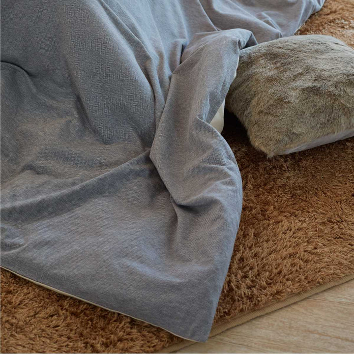 こたつ布団カバー正方形FabtheHome200×200cmヘリンボーンニット