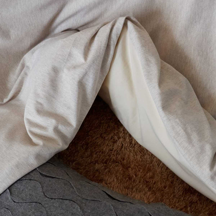 こたつ布団カバー正方形FabtheHome200×200cmヘリンボーンニット