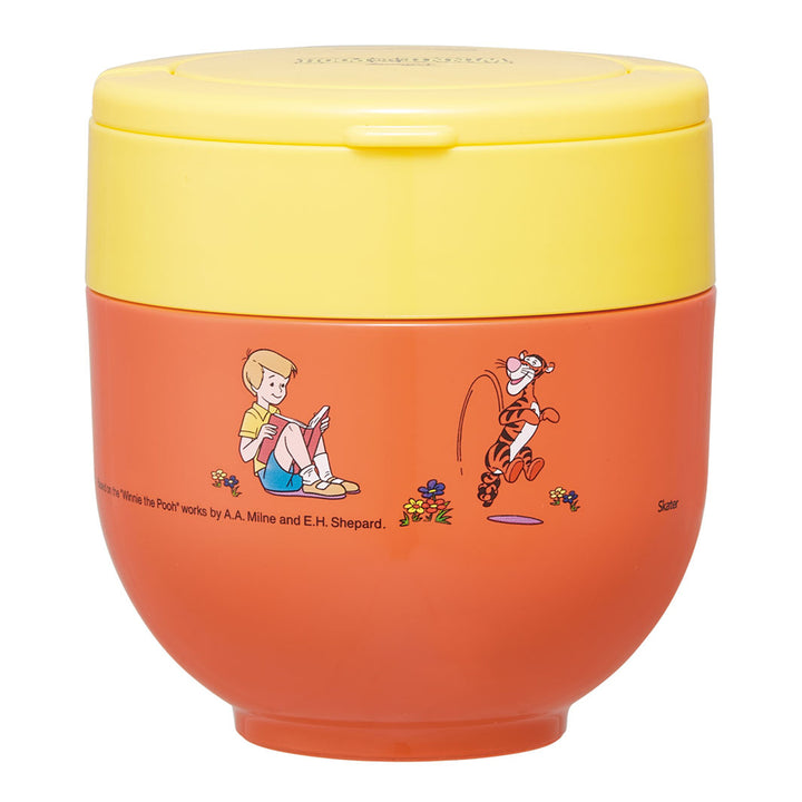 弁当箱保温折りたたみハンドル付保温ジャー540mlレトロプー