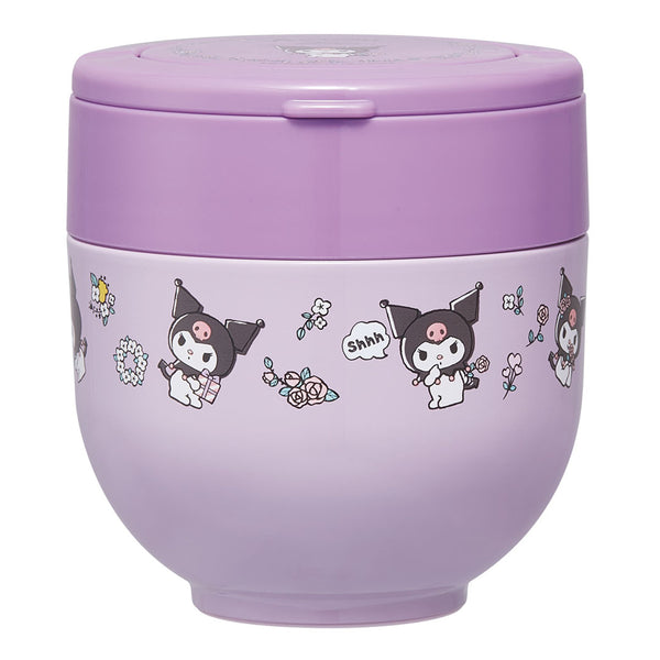弁当箱保温折りたたみハンドル付保温ジャー540mlクロミフラワーレトロ