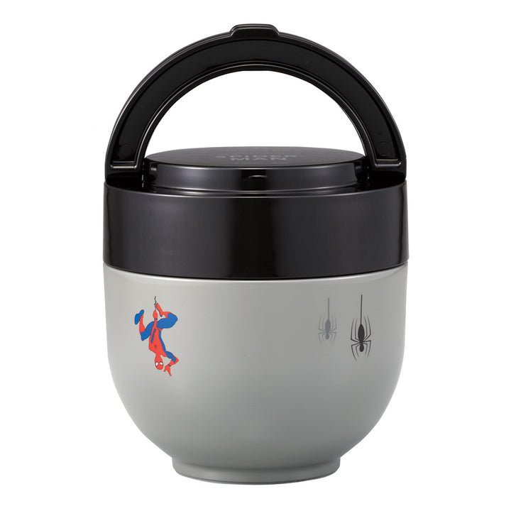 弁当箱保温折りたたみハンドル付保温ジャー800mlスパイダーマン