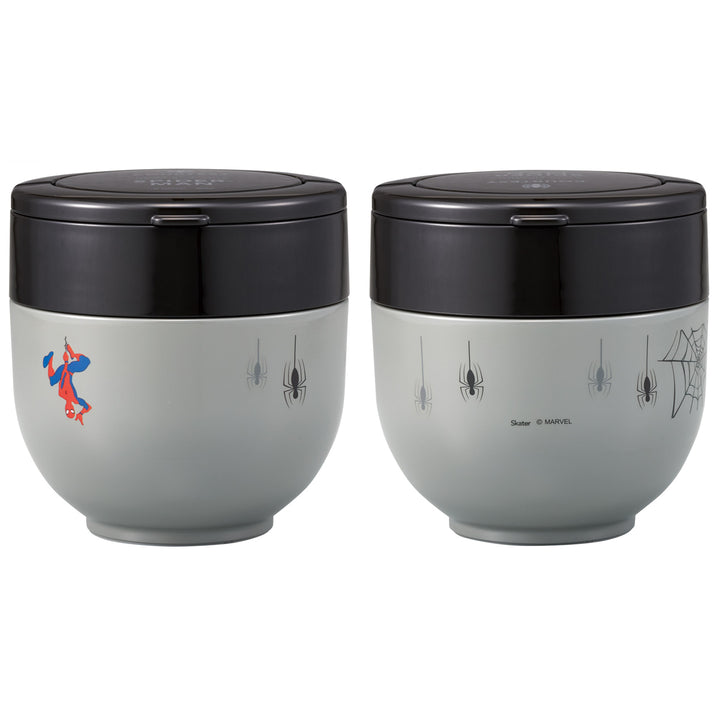 弁当箱保温折りたたみハンドル付保温ジャー800mlスパイダーマン