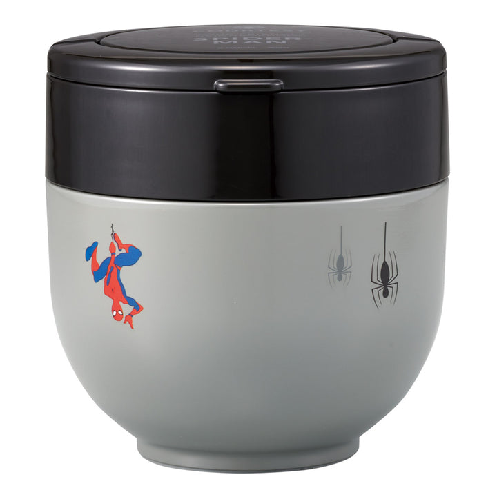 弁当箱保温折りたたみハンドル付保温ジャー800mlスパイダーマン