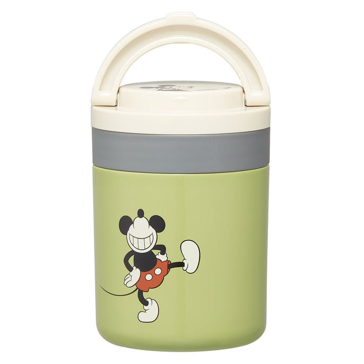 スープジャー折りたたみハンドル付デリカポット300mlミッキーマウス