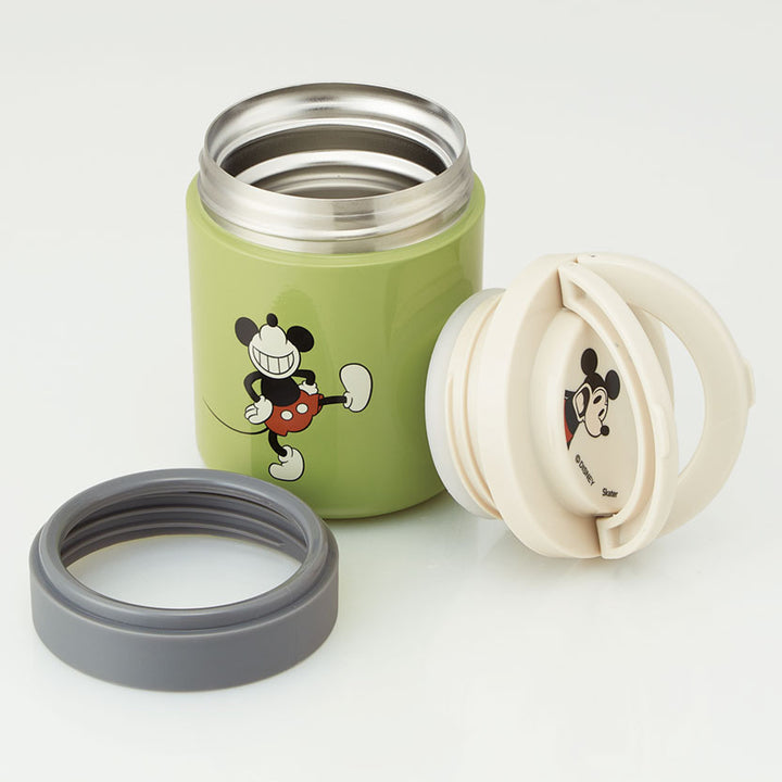 スープジャー折りたたみハンドル付デリカポット300mlミッキーマウス
