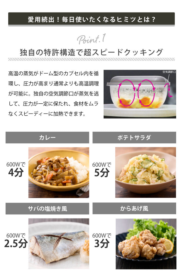 電子レンジ調理器6点セットグルラボプラスアドバンスオーブン対応食洗機対応日本製