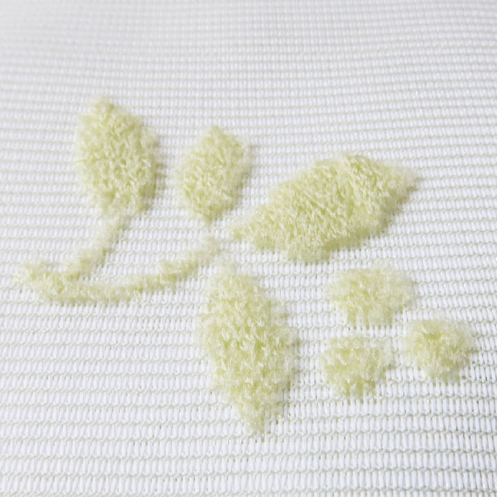 レースカーテンリーフ柄UVカットパイルミラーレース100×228cm省エネ2枚組