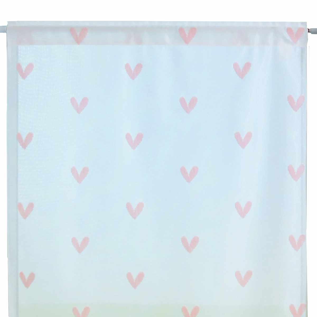 レースカーテン 小窓 ハート柄 70×90cm UVカット ミラーレース – ハウジー