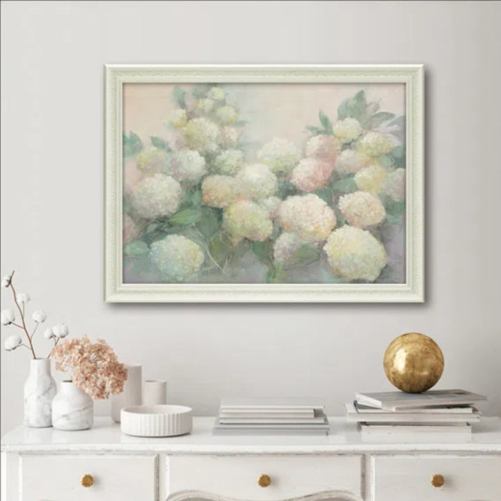 アートパネルジュリアプリントン『アナベルハイドランジア』77.5×57.5cm