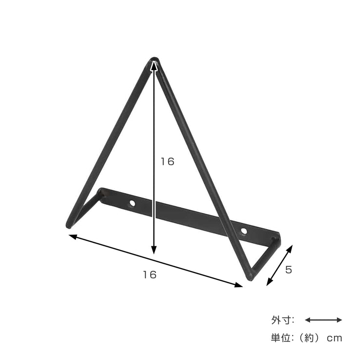 フックトライアングルフック壁金具