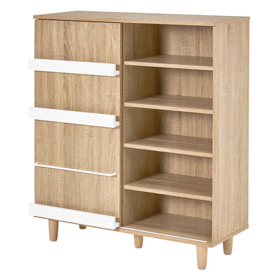 本棚 幅90.5cm コミック約400冊収納 スライドラック 可動棚