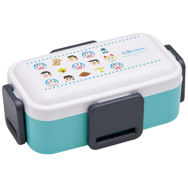 弁当箱2段600ml抗菌2段ふわっと弁当箱ドラえもんドット