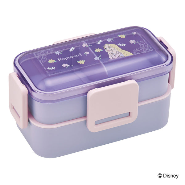 弁当箱2段600ml抗菌2段ふわっと弁当箱ラプンツェルフラワー