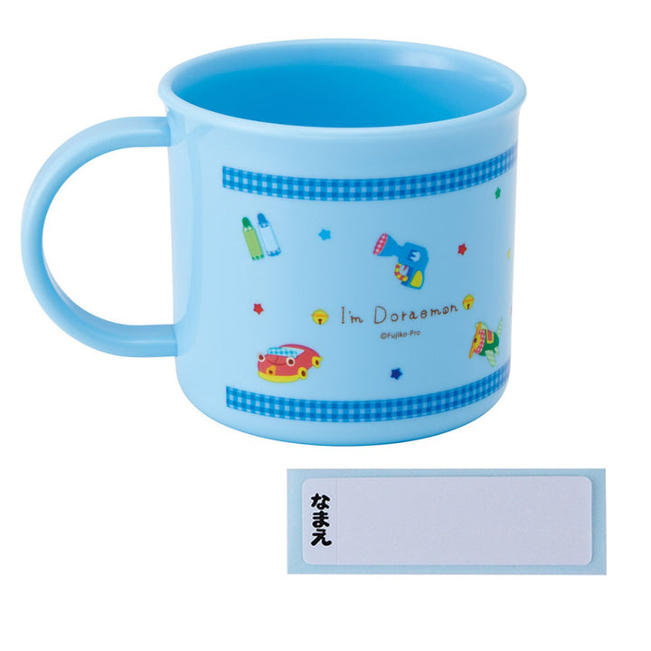 コップ200ml抗菌食洗機対応プラコップドラえもんギンガム