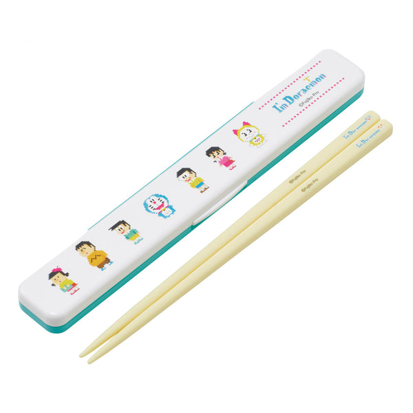 箸箱セット抗菌音の鳴らない箸箱セットドラえもんドット