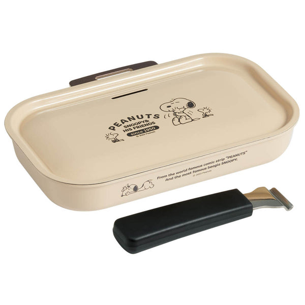 グリルパンスヌーピー着脱ハンドル付き蓋付きグリルクッカー