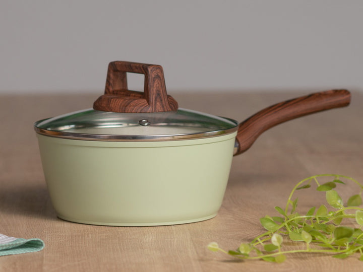 片手鍋18cmIH対応セラミークセラミックコート