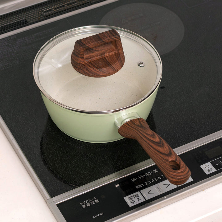 片手鍋18cmIH対応セラミークセラミックコート