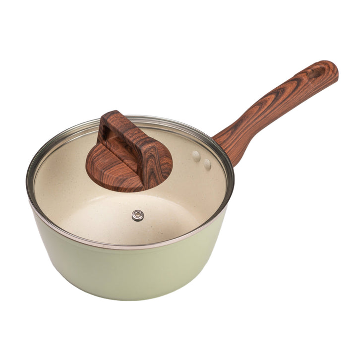 片手鍋18cmIH対応セラミークセラミックコート