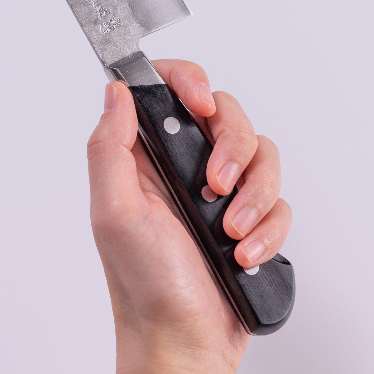 堺刀司　菜切包丁　青鋼　165mm 堺の包丁】青鋼鍛造本割込 菜切 – 堺刀司オンラインショップ