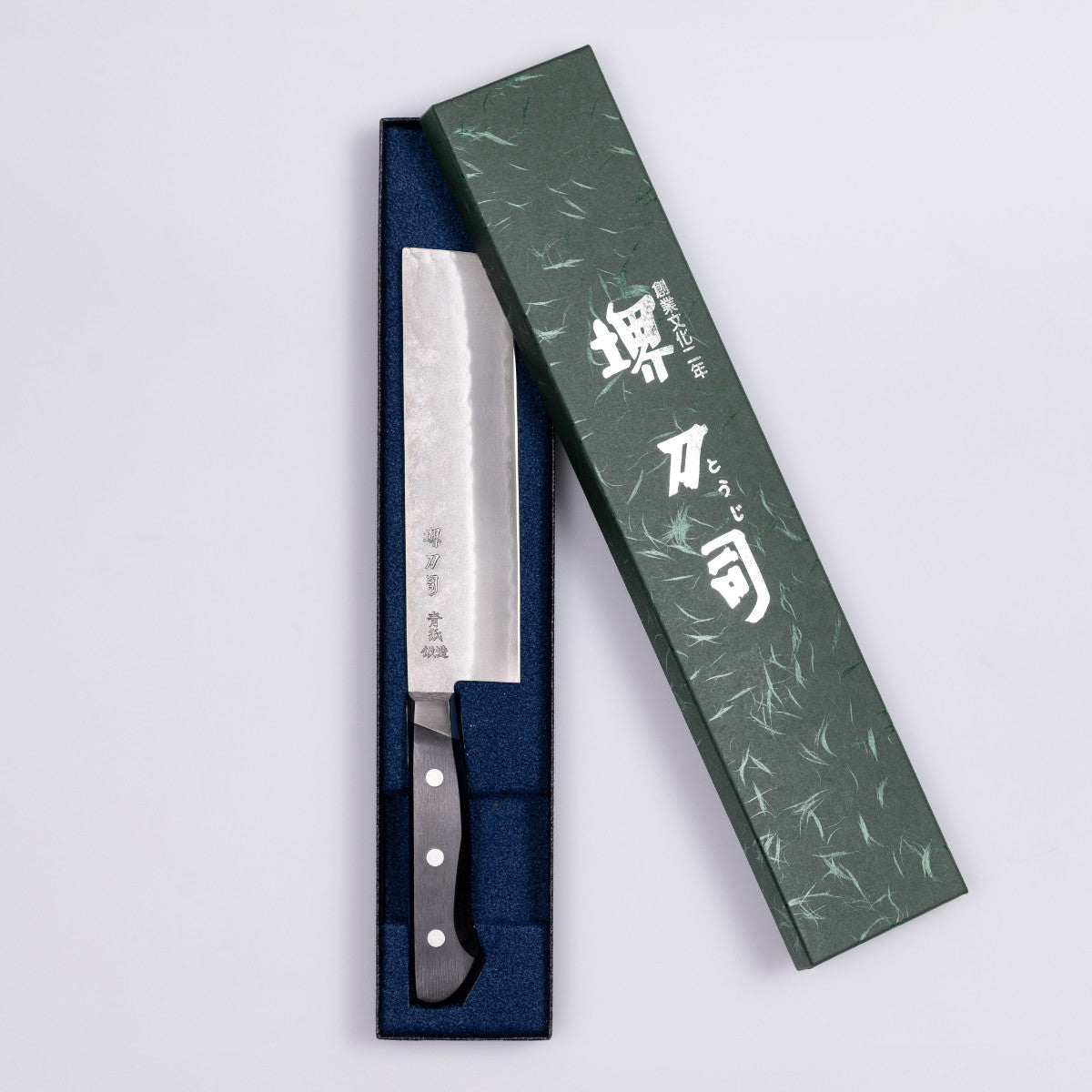 堺刀司　菜切包丁　青鋼　165mm 菜切包丁 16cm 青鋼鍛造本割込 堺刀司 日本製 – ハウジー