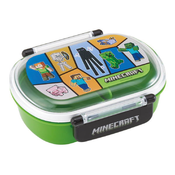 弁当箱1段360ml抗菌ふわっとタイトランチマインクラフト25