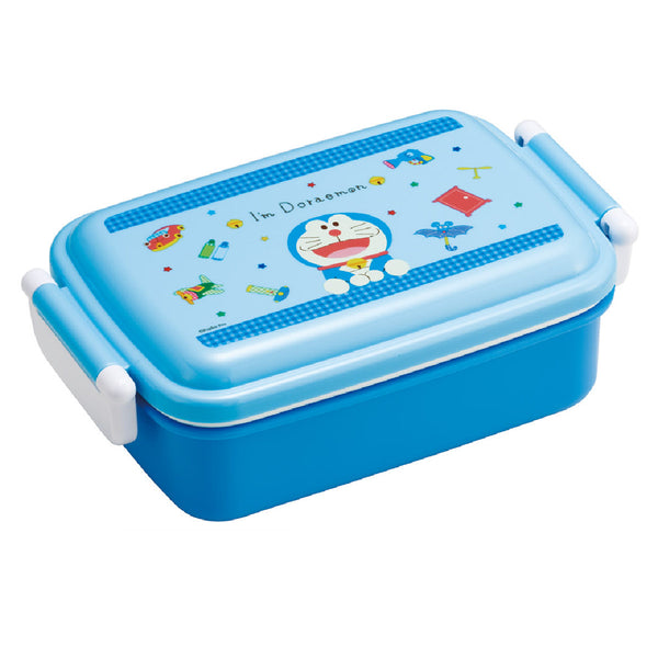 弁当箱1段450ml抗菌ふわっとタイトランチドラえもんギンガム