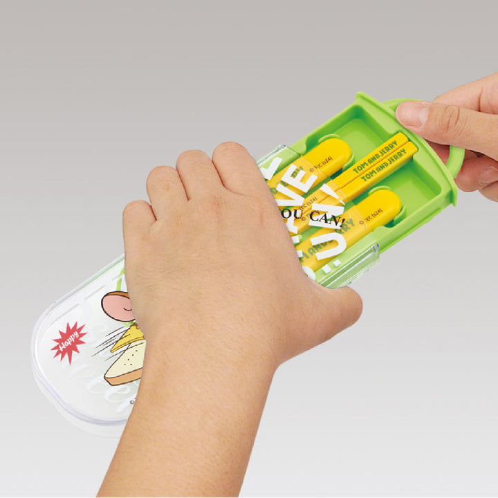 トリオセットスプーンフォーク抗菌食洗機対応トリオセットトム＆ジェリーEAT.EAT.EAT