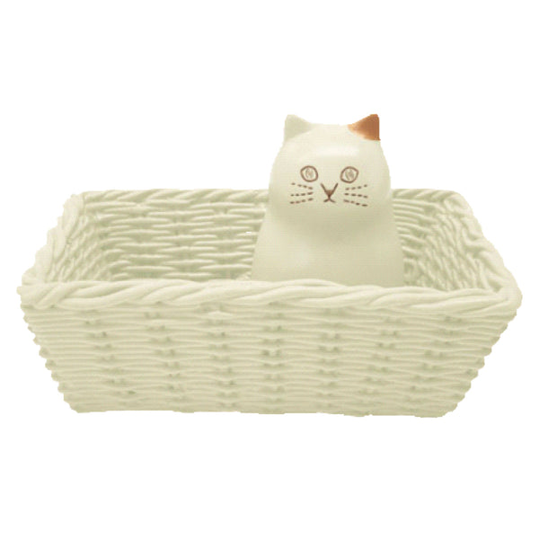 ペンスタンドにゃふにゃふレジンマルチトレイペン立て