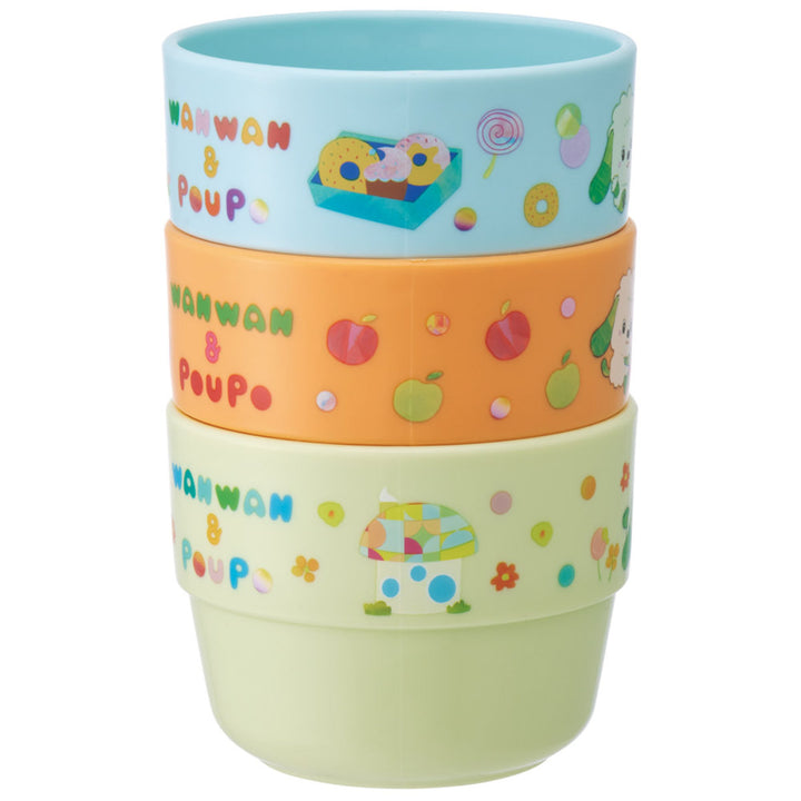 コップスタッキング220mlいないいないばあっ！プラスチック